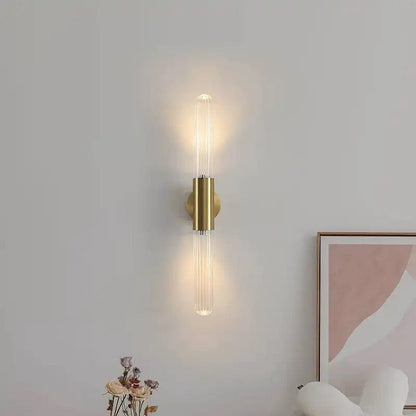 Applique murale moderne en verre – Éclairage LED élégant pour salon, chambre et couloir