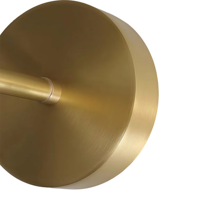 Modern Gold Wall Sconce with Marble Accent – Elegant Wall Lamp