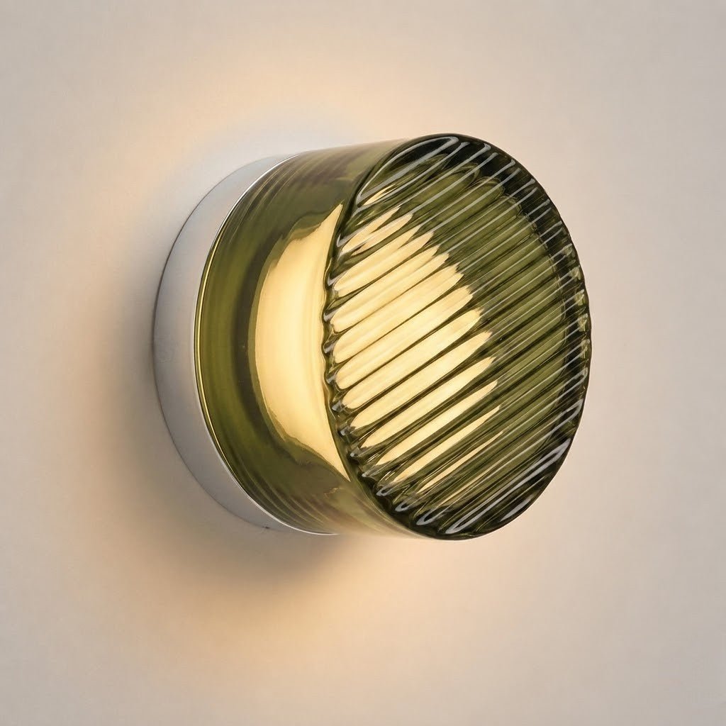 Modern Interior | Wall Sconce Lighting with Unique Acrylic Shade | Warm Ambiance for Cozy Spaces