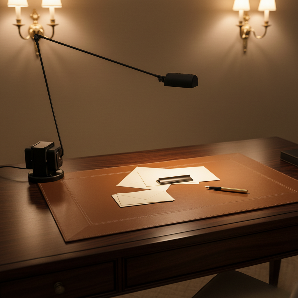 Lampe de bureau LED moderne avec bras réglable et variateur d'intensité | Design minimaliste pour un éclairage ciblé