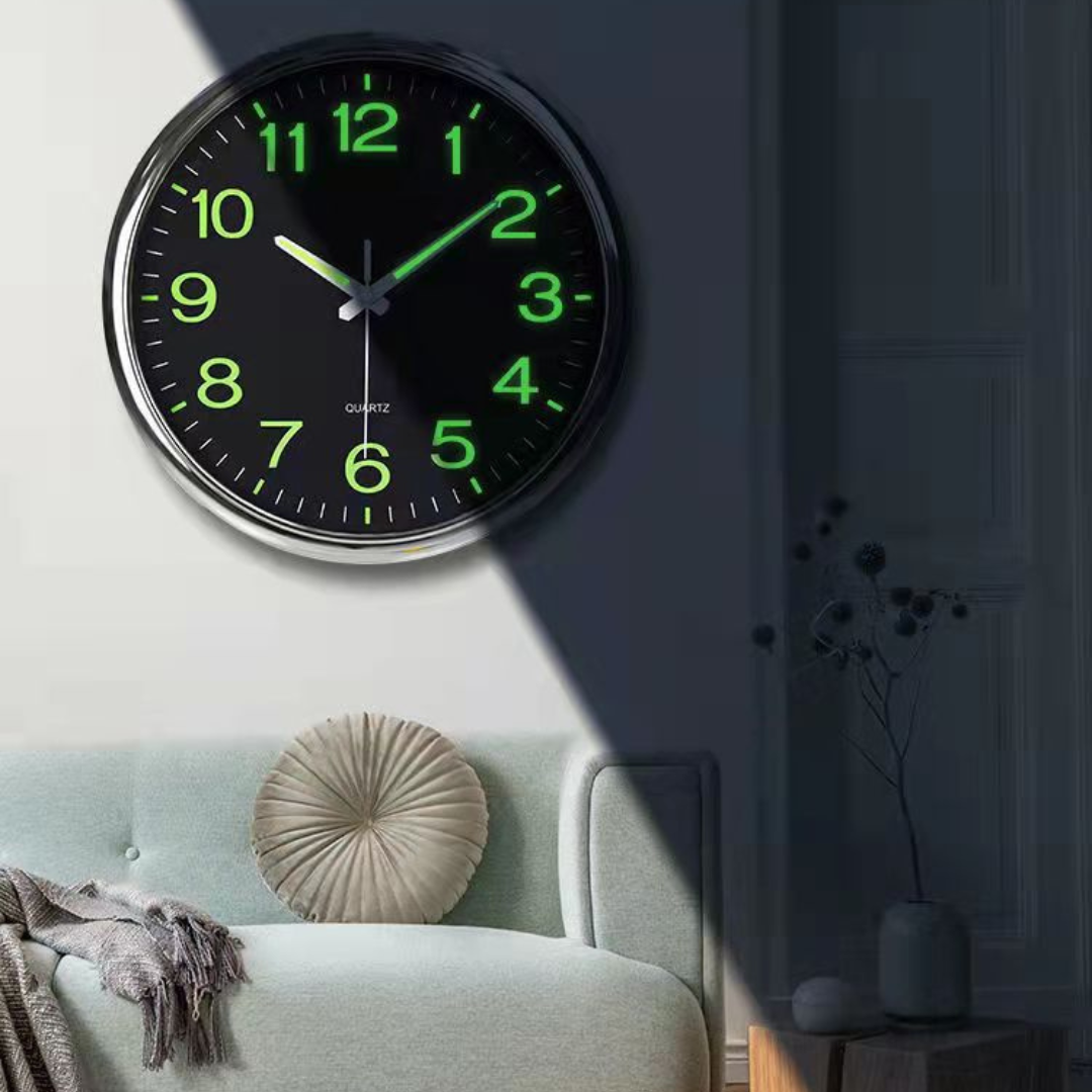 Modern LED Wall Clock 11.81 inch – Stylish Digital Wall Clock Decor with Clear Display
