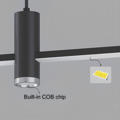 Modern Minimalist | Slim Linear Pendant Lamp with Adjustable Dimming | Perfect for Contemporary Interiors
