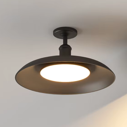 Modern Outdoor Ceiling Light | Waterproof Semi Flush Mount Fixture for Patio