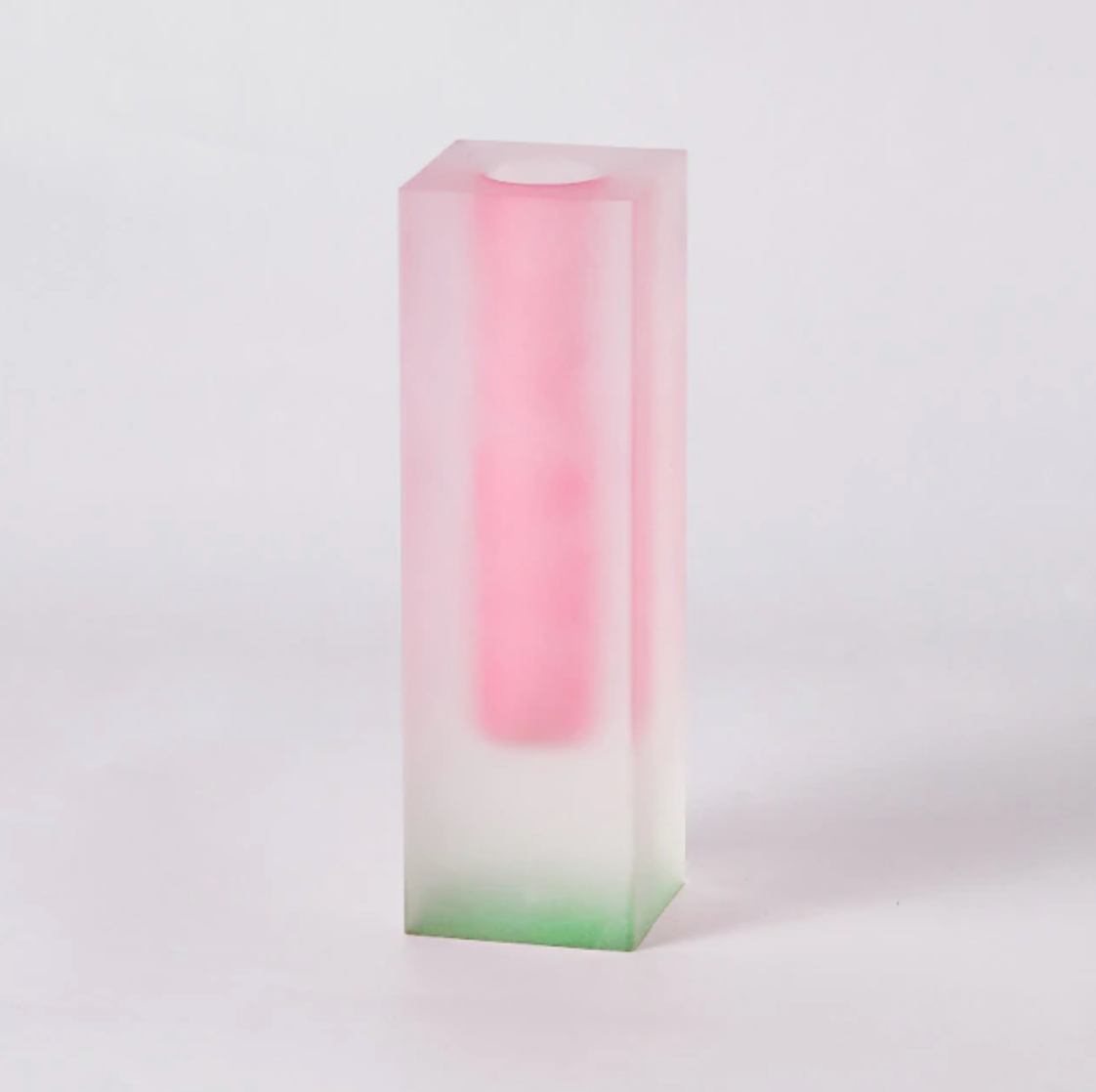 Modern Prism Acrylic Vase – Colorful Desktop Organizer for Floral Displays