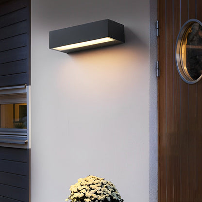 Modern Waterproof LED Porch Light – Minimalist Design with Two Color Temperatures