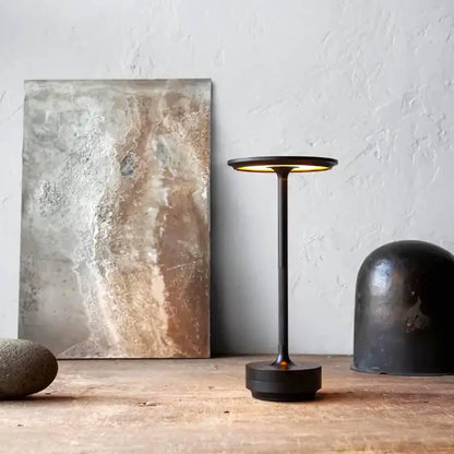 Ortekor Modern Wireless Charging Lamp with Elegant Aluminum Design for Cozy Ambiance