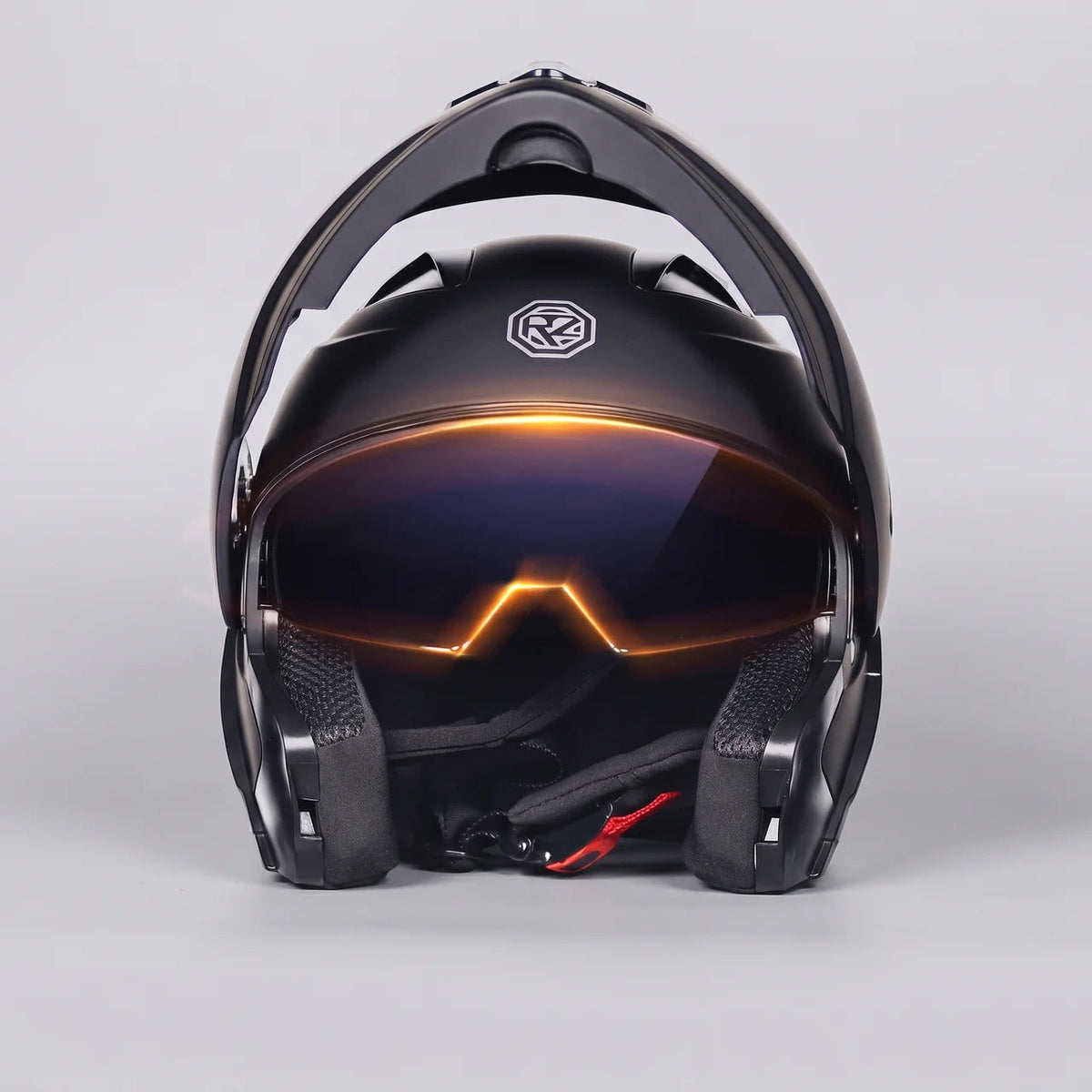 Modular Motorcycle Helmet | Carbon-Style Design with Dual Visors | Comfortable Coverage for Daily Rides