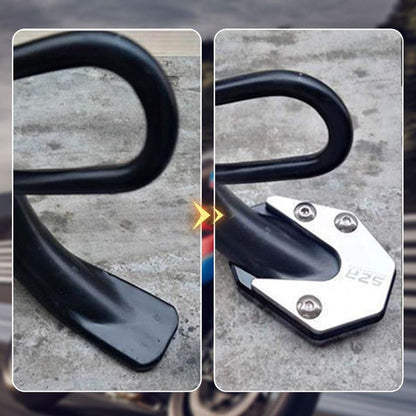 Motorcycle Accessory | Kickstand Enlarger Plate with Non-Slip Design | Enhanced Stability for Safe Parking