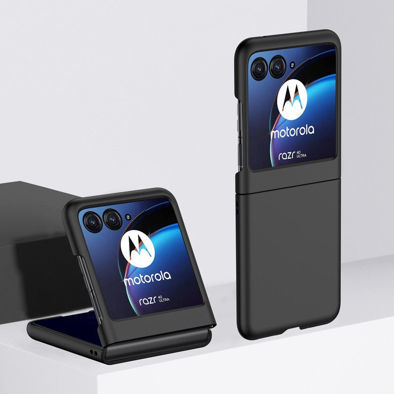 Protective Phone Case for Foldable Flip Smartphones – Anti-Fingerprint Hardshell Cover with Raised Edges & Precise Cutouts – Compatible
