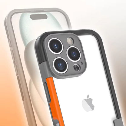 Dual-Tone Protective iPhone Case with Raised Camera Ring – Shock-Absorbing Silicone Frame for All iPhone 13 14 15 16 17 Series Air Pro Max