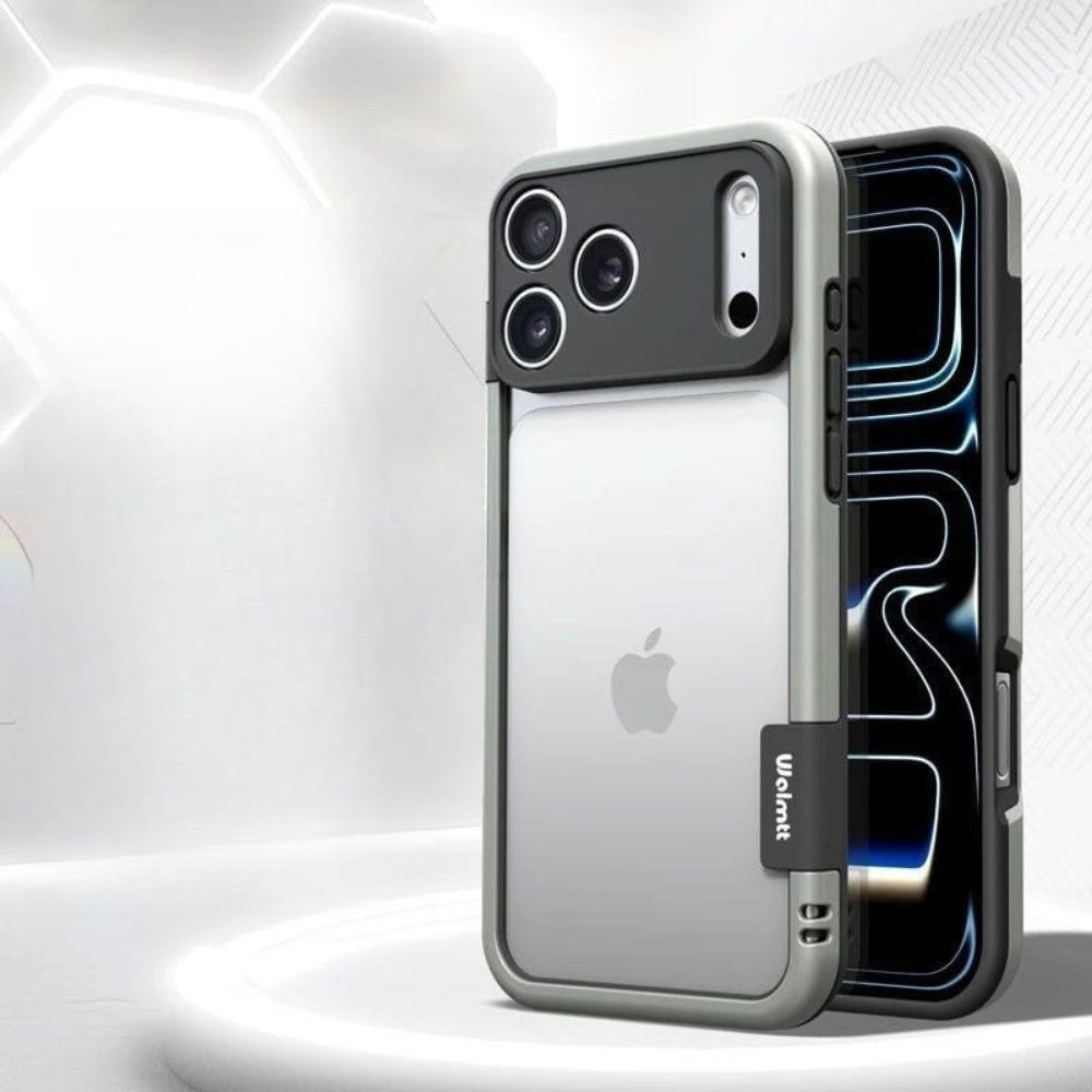 Dual-Tone Protective iPhone Case with Raised Camera Ring – Shock-Absorbing Silicone Frame for All iPhone 13 14 15 16 17 Series Air Pro Max