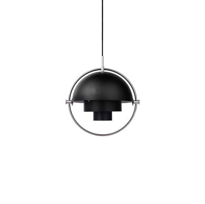 Rotating Shade Ceiling Fixture Steel E27 Socket Black Brass Finish for Dining Table Modern Nordic Style Kitchen Island Light Adjustable Dire