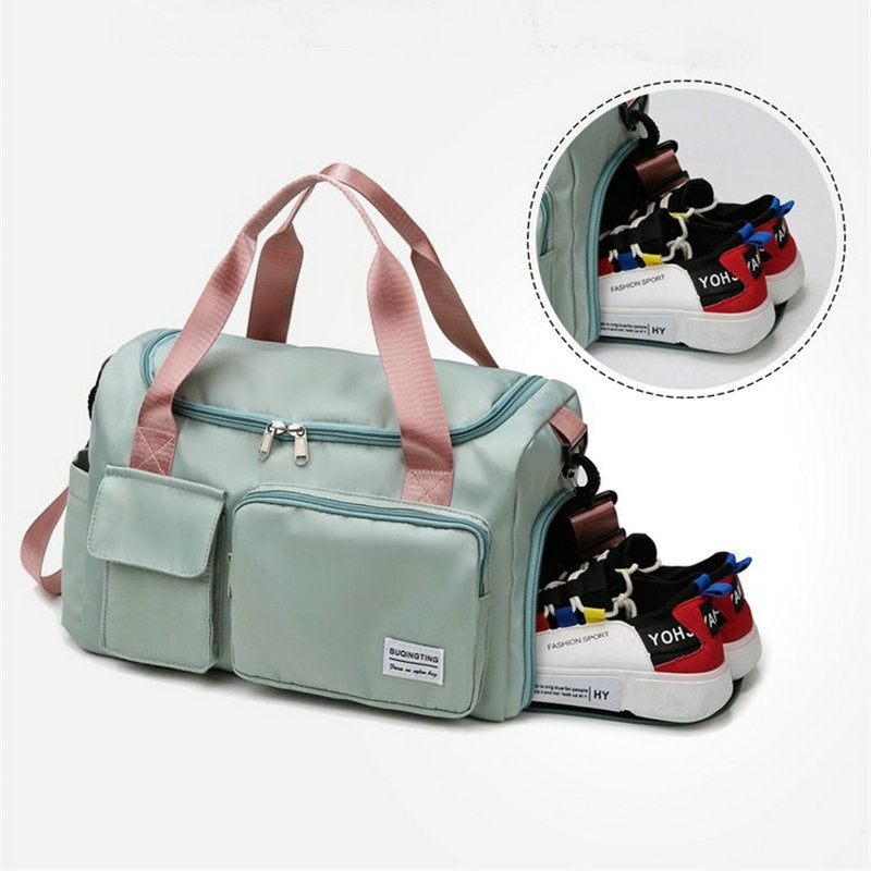 Gym Duffle Bag with Shoe Compartment – Multi-Pocket Travel Duffel for Sports & Weekends