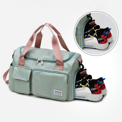 Gym Duffle Bag with Shoe Compartment – Multi-Pocket Travel Duffel for Sports & Weekends