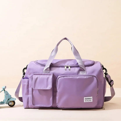 Gym Duffle Bag with Shoe Compartment – Multi-Pocket Travel Duffel for Sports & Weekends