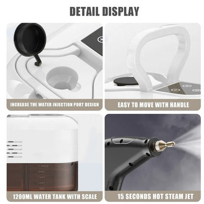 Multi-Surface Cleaning System | High Pressure Steam Cleaner with Fast Heat-Up | Versatile Tool for Efficient Home and Vehicle Cleaning