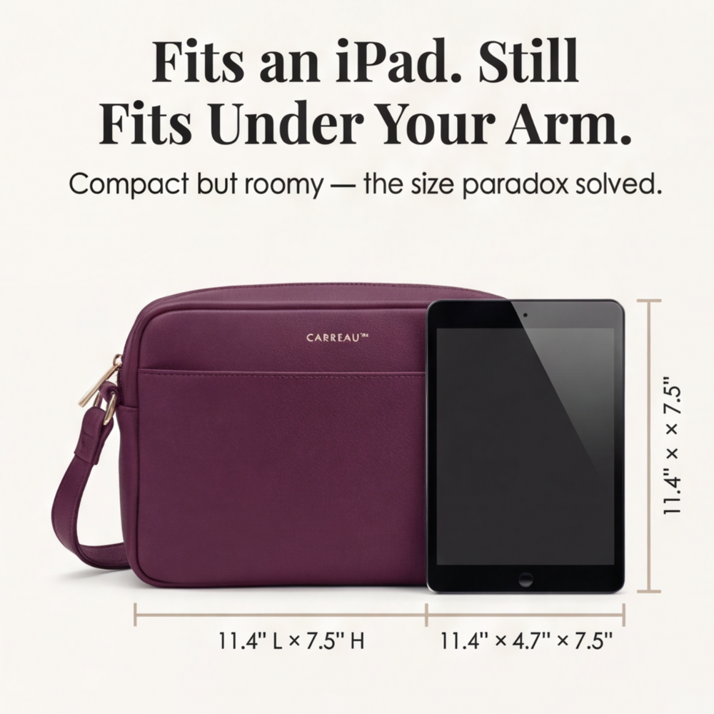 Multi Pocket Crossbody Bag with Anti-Theft Pocket | Compact Design for Effortless Organization