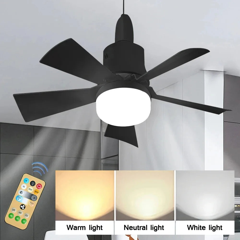 Multifunctional Ceiling Fan Light | 30W LED Dimming with Remote Control for Year-Round Comfort