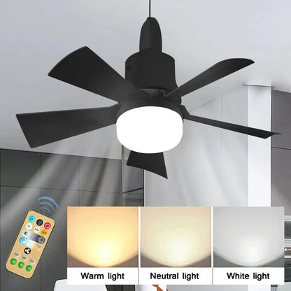 Multifunctional Ceiling Fan Light | 30W LED Dimming with Remote Control for Year-Round Comfort