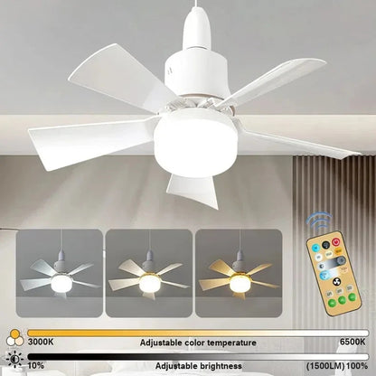 Multifunctional Ceiling Fan Light | 30W LED Dimming with Remote Control for Year-Round Comfort
