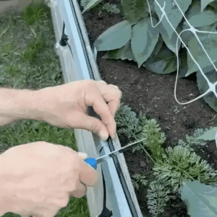 Système d'irrigation pour jardin Iris - Buses en laiton réglables à 360°, installation sans outil