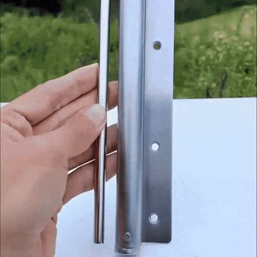 Adjustable Door Closer for Quiet Secure Closing | Stainless Steel Hydraulic Damper, 4-Speed Control, Easy Install for Interior Doors, Left