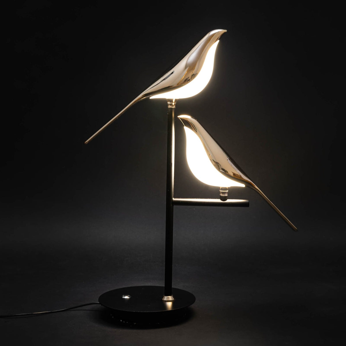Metal Bird Wall Sconce LED Fixture Gold Decorative Light for Living Room Bedroom Hallway Modern Home Accent Lighting