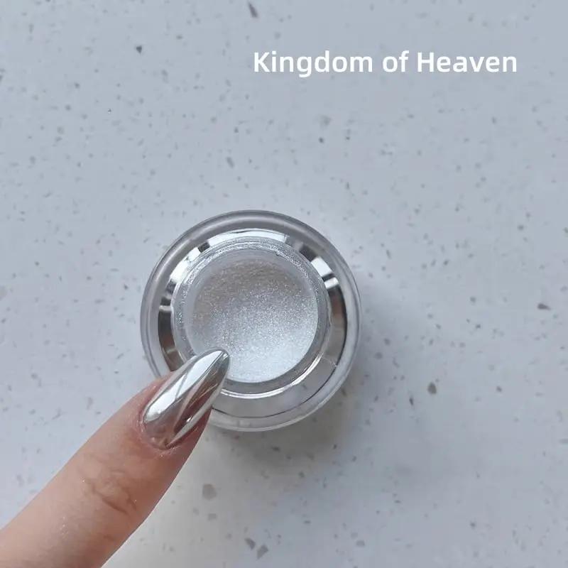 Mirror-Finish Chrome Powder for Nails – Ultra-Reflective Pigment for Gel Manicures & Salon Effects at Home