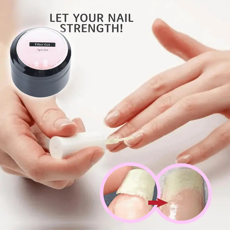 Nail Repair Gel for Cracked & Damaged Nails – No UV Light Required – Clear Protective Coating for Natural Nails