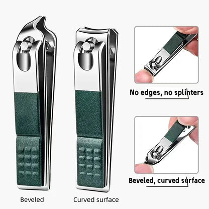 Nail Care Essentials | Nail Clipper Set with Anti-Splash Design | Ergonomic Tools for Safe and Efficient Grooming