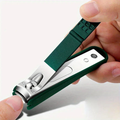 Nail Care Essentials | Nail Clipper Set with Anti-Splash Design | Ergonomic Tools for Safe and Efficient Grooming