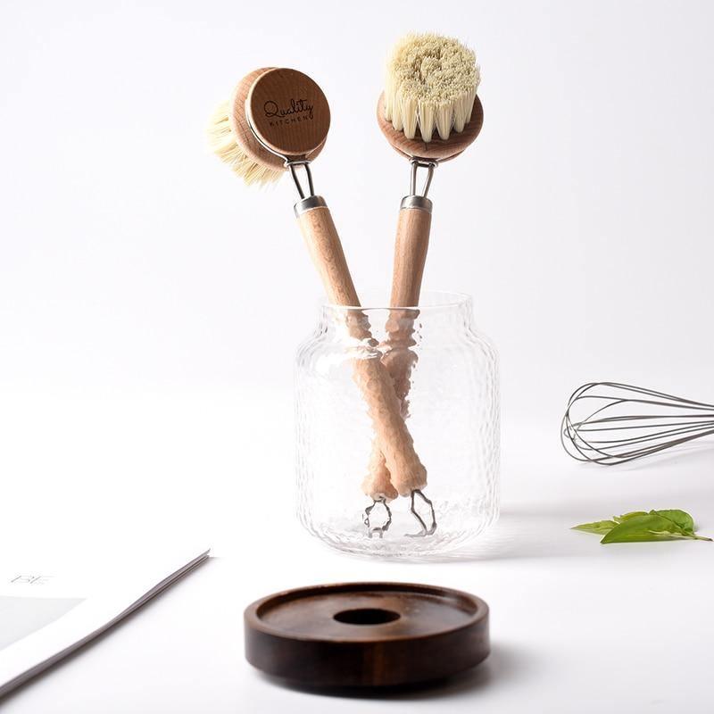 Wood Dishwashing Brush