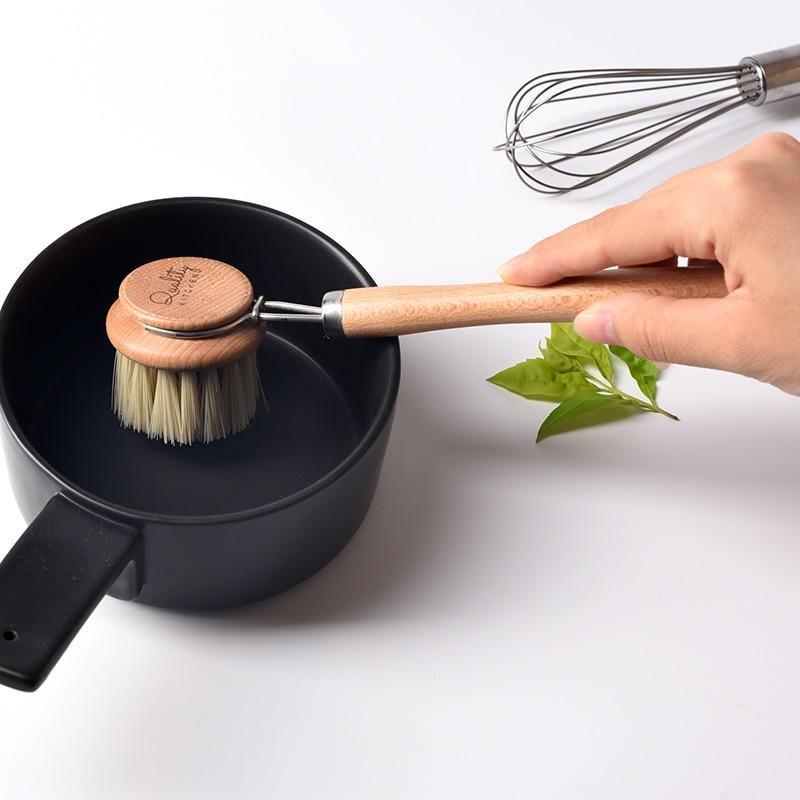 Wood Dishwashing Brush