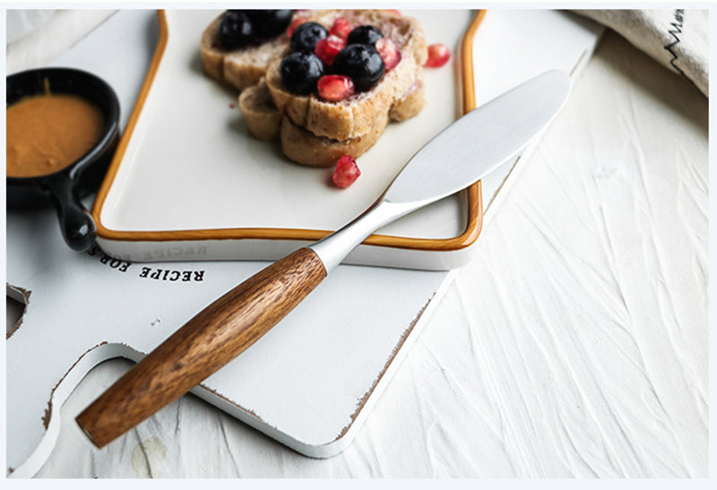 Natural Wood and Stainless Steel Flatware Set – Stylish Dining Essentials