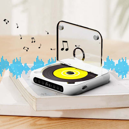 Portable CD Player with Bluetooth 5.3 Wireless Connectivity, USB-C Charging, Compact Lightweight Music Player for Headphones and Speakers, S