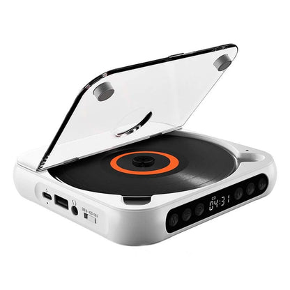 Portable CD Player with Bluetooth 5.3 Wireless Connectivity, USB-C Charging, Compact Lightweight Music Player for Headphones and Speakers, S