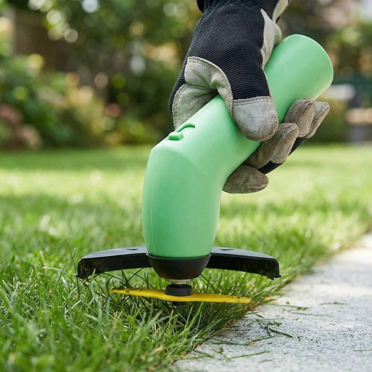 Battery-Powered Cordless Grass Edge Trimmer for Lawn Borders & Tight Spaces – Lightweight Precision Edging Tool for Fences, Walkways, Garden