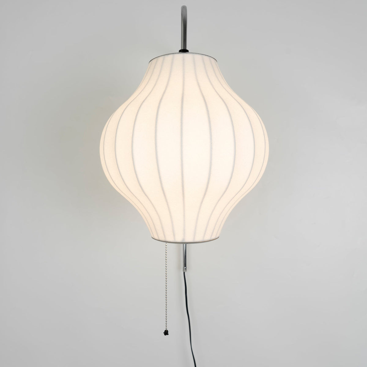 Plug-In Wall Sconce with Swivel Bracket & Frosted Glass Shade – 16 in Height, 59 in Cord – Adjustable Bedroom & Living Room Accent Light for