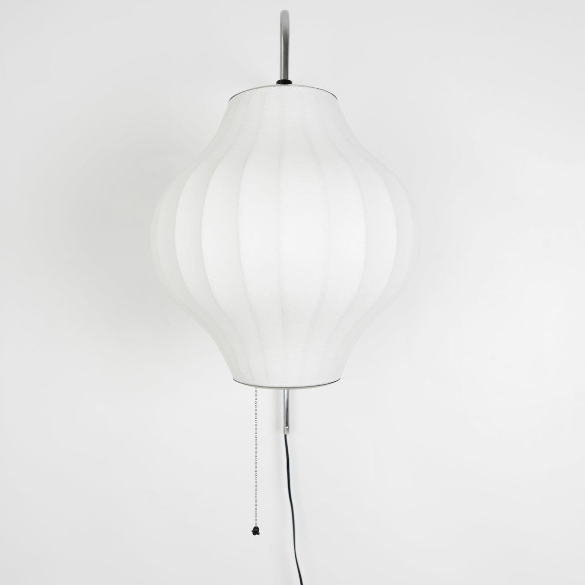 Plug-In Wall Sconce with Swivel Bracket & Frosted Glass Shade – 16 in Height, 59 in Cord – Adjustable Bedroom & Living Room Accent Light for