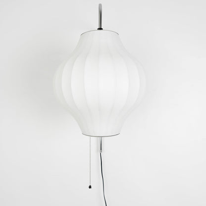 Plug-In Wall Sconce with Swivel Bracket & Frosted Glass Shade – 16 in Height, 59 in Cord – Adjustable Bedroom & Living Room Accent Light for