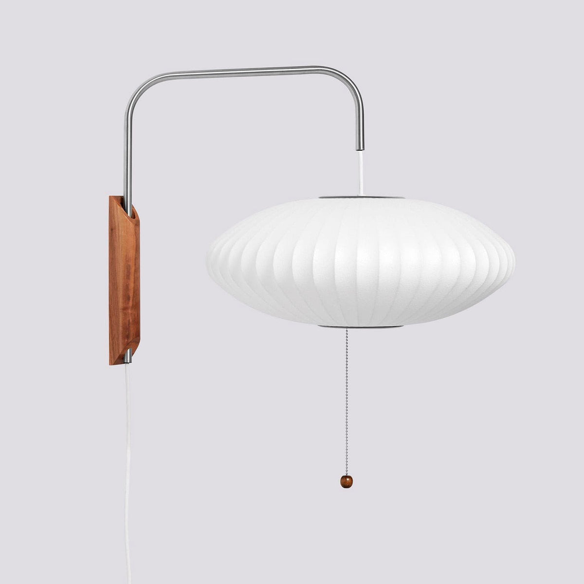 Modern Sconce Light Fixture with Walnut Accent for Bedroom Reading Nook Hallway 11x16 inch Wall Mount LED Compatible