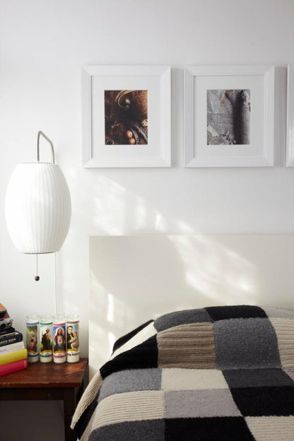 Swivel Sphere Wall Light with Adjustable Cord 15.7 in Walnut Chrome Finish Plug-In LED Sconce for Bedroom Office Living Room