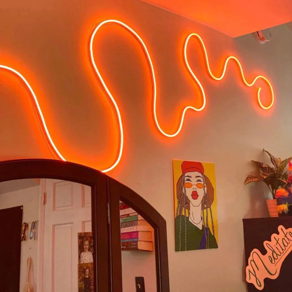 Neon Rope LED Strip Lights | App-Controlled RGB Accent Lighting for Customizable Ambiance