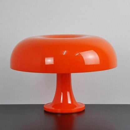 Mushroom Desk Lamp with Curved Metal Shade for Bedroom Nightstand Office Reading Study Ambient Lighting E14 Socket 40W Max 12.6 in Tall Mode