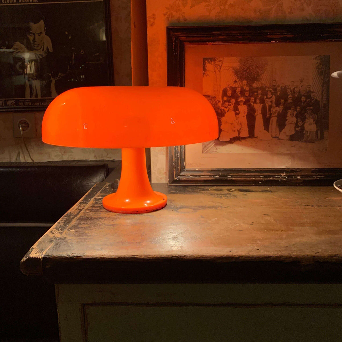 Mushroom Desk Lamp with Curved Metal Shade for Bedroom Nightstand Office Reading Study Ambient Lighting E14 Socket 40W Max 12.6 in Tall Mode