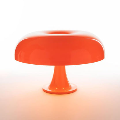 Mushroom Desk Lamp with Curved Metal Shade for Bedroom Nightstand Office Reading Study Ambient Lighting E14 Socket 40W Max 12.6 in Tall Mode