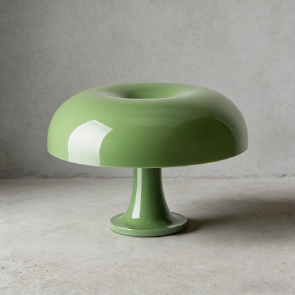 Mushroom Desk Lamp with Curved Metal Shade for Bedroom Nightstand Office Reading Study Ambient Lighting E14 Socket 40W Max 12.6 in Tall Mode