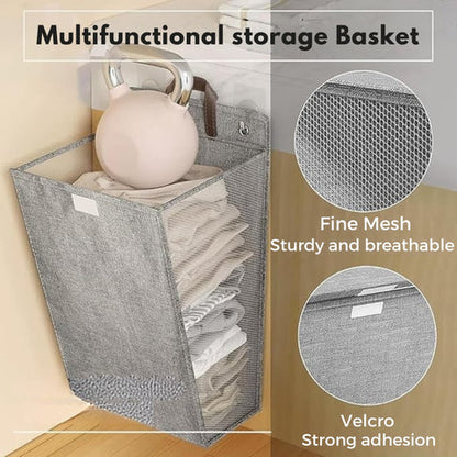Nexa Collapsible Laundry Hamper - Wall-Mounted, Space-Saving Design