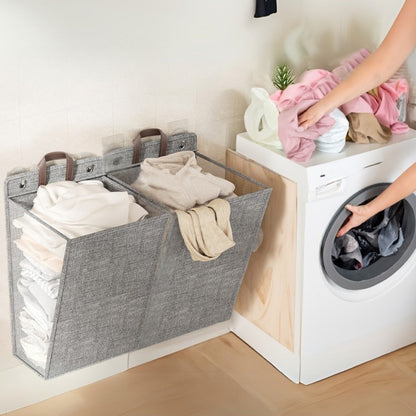 Nexa Collapsible Laundry Hamper - Wall-Mounted, Space-Saving Design