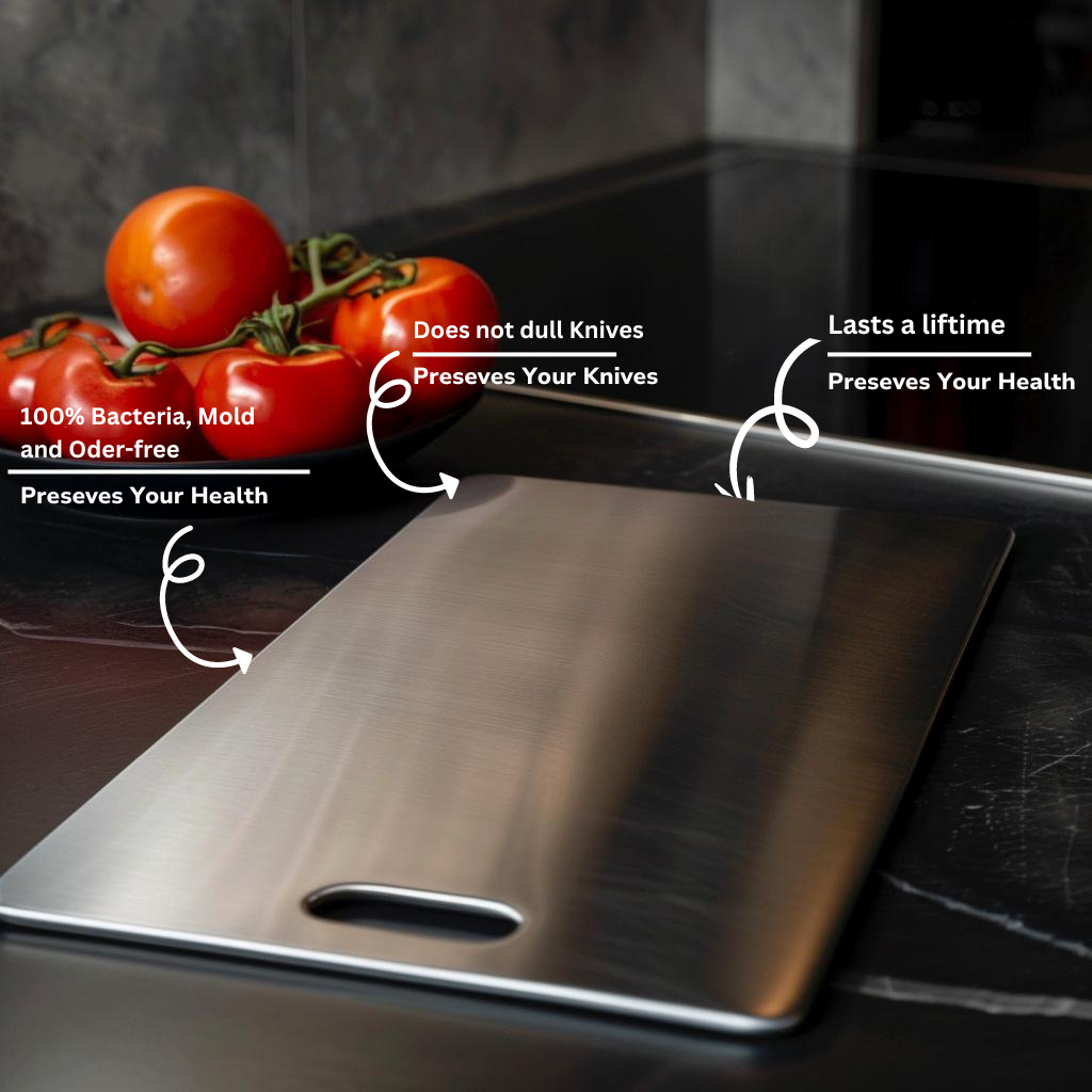 Nexel Titanium Cutting Board | Antibacterial, Durable